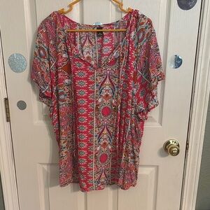 Floral Pink Women's Top
